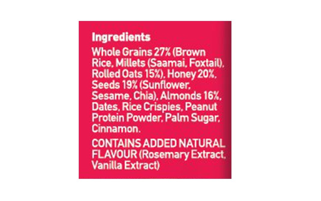 Yoga Bar Multigrain Energy Bar Vanilla Almond   Pack  38 grams